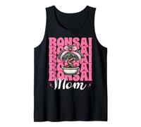 Bonsai Mom Mama Tree Japanese Zen Mother's Day Coquette Bow Tank Top