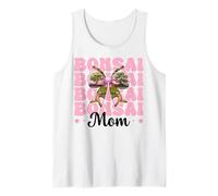 Bonsai Mom Mama Tree Japanese Zen Mother's Day Coquette Bow Tank Top