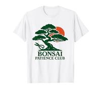 Bonsai Patience Club Calm Art for mini Tree Lovers and Fans T-Shirt
