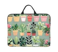 Bonsai plant 14 Inch Laptop Sleeve with Handle - Shockproof Water Resistant Protective Cover for 14" Computers, Office & Travel