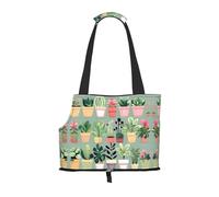 Bonsai Plant Printed Portable Foldable pet Shoulder Bag, Suitable for Carrying Small Pets