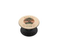 Bonsai Retirement Club Vintage Japanese Tree Art PopSockets Adhesive PopGrip