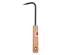 Bonsai Root Hook, Sturdy Manganese Steel Gardening Tool with Ergonomic Wooden Handle, 10 Inches, Perfect for Bonsai Care, Pruning, and Repotting