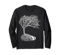 Bonsai Scrub Oak s Windswept Nature s Etched Graphic Long Sleeve T-Shirt
