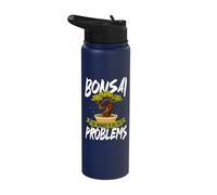Bonsai The Answer to All My Problems Japanese Tree Stainless Steel Insulated Water Bottle