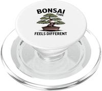 Bonsai Time Feels Different Zen PopSockets PopGrip for MagSafe