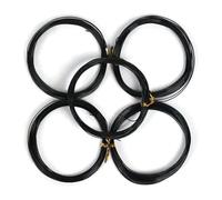Bonsai Training Wire, 5 Roll Black Bonsai Training Wire Diameter 2.5-5Mm, Aluminum Craft Wire Length 10 Meters Suitable