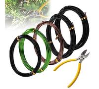 Bonsai Training Wire Anodized Aluminum Tree Training Wires 25M/82 Feet Bonsai Wire 1 mm/1.5 mm/2.0 mm Garden Wire for Shaping Bonsai Branches