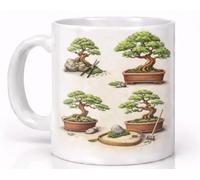 Bonsai Tree Art Illustration Nature Mug Gift Mug