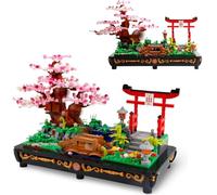 Bonsai Tree Building Set, 1286 Pieces Mini Cherry Blossom Tree Building Set, Japanese Sakura Bonsai Bricks Model for Desk Home Decor, Gift Idea for Adults and Nature Lovers