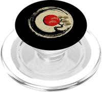 Bonsai Tree In Japanese Zen Buddhist Enso Circle PopSockets PopGrip for MagSafe