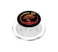 Bonsai Tree Japan Enso Zen Circle Retro Vintage Sunset PopSockets PopGrip for MagSafe