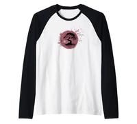 Bonsai Tree Silhouette Cherry Blossom Zen Japanese Art Raglan Baseball Tee