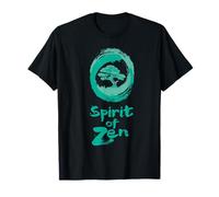 Bonsai Tree Yin Yang Japanese Buddhist T-Shirt