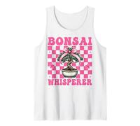 Bonsai Whisperer Tree Japanese Zen Girl Mom Coquette Bow Tank Top