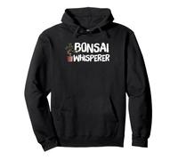 Bonsai Whisperer Tree Lover Humor Vintage Japanese Style Pullover Hoodie