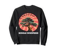 Bonsai Whisperer Tree Lover Humor Vintage Japanese Style Sweatshirt
