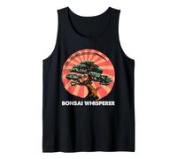 Bonsai Whisperer Tree Lover Humor Vintage Japanese Style Tank Top