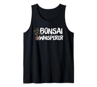 Bonsai Whisperer Tree Lover Humor Vintage Japanese Style Tank Top
