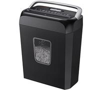 Bonsaii 6 Sheet Cross Cut Paper Shredder, Compact Shredder for Home & Small Office Use, Shreds Credit Cards, Staples, and Clips, Portable Handle Design, 13L Bin (C237-B Upgrade Version)
