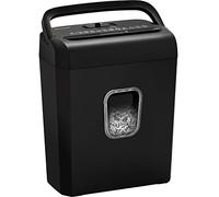 Bonsaii 6 Sheet Micro Cut Paper Shredder, P-4 High-Security Micro Shredder for Home & Small Office Use, Shreds Credit Cards/Staples/Clips, Portable Handle Design with 13-Litre Wastebasket(C223-A)