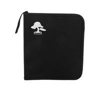 Bonsaii Tool Bag Black Garden Scissors Storage Pouch Holder with Handheld Design for Home Gardeners Felling Workers Cloth Material 255 x 225mm