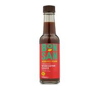 Bonsan Organic Vegan Worcester Sauce 140ml - Yeast Free, GMO Free - Ideal for Sauces, Marinades & Cooking - Absolutely Vegan