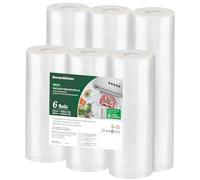 Bonsenkitchen Vacuum Rolls 3 Rolls 28 x 600 cm + 3 Rolls 20 x 600 cm Vacuum Film - Professional Vacuum Bags for Vacuum Sealer & Food Vacuum Sealer, Boil-Proof and Sous Vide Freezer Bags, BPA-Free