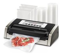 Bonsenkitchen VS4100 Vacuum Sealer Machine - Powerful Globefish Technology, Built-In Cutter & Bag Storage, Low Noise