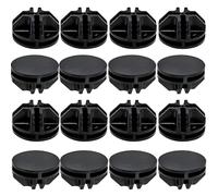 Bonsicoky 16 Pcs Black Plastic Connector, Wire Grid Cube Connector for Modular Closet Storage Organizer and DIY Wire Cube Storage Unit