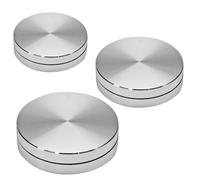 Bonsicoky 3 Pack Pottery Throwing Trimming Spinner Set - Includes 30mm, 38mm, and 45mm Ceramic Tools for Professional Potters and Hobbyists