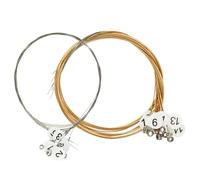 Bonsicoky A Set of 16 Harp Strings, Replacement Metal String for Harp