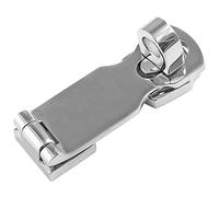 Bonsicoky Marine Grade 316 Stainless Steel Door Hasps, 3 Inch Heavy Duty Swivel Safety Hasp with Turning Padlock Eye Mount
