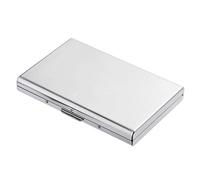 BONSYL® RFID Slim Metal Credit Card Holder Wallet for Ladies and Men,Credit Card Case with 6 Card Slots for Against Electronic Pickpockets & Identity Theft. (6 Slots-Silver)