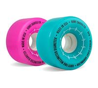 Bont BPM Quad Roller Skate Outdoor Wheels - Suitable for Recreational Skating Asphalt Sidewalk Boardwalk Street - 62 x 35 mm 78A, Made in USA (Gamma Blue - Set of 4 Wheels)