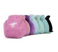 Bont Roller Skates | 100% Australian Suede Toe Cap Guard Protectors | Roller Skate Derby Speed | Pair - Cherry Blossom Pink Suede