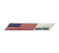 Bontannd 1pc Aluminum Alloy Automobile Emblem Badge Motorcycle Exterior Accessories America Usa National Flag Car Stickers