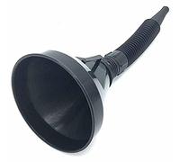 Bontannd Automotive Fuel Funnel, Flexible Plastic Funnel Set with Wide Spout and Filter for Automotive Oil and Household Uses, Black
