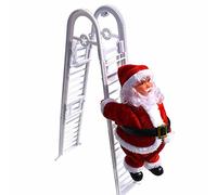 Bontannd Santa Claus Climbing Ladder Christmas Decoration Kids Gift for Christs Party Home Door