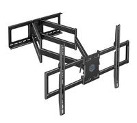 BONTEC Heavy Duty TV Wall Bracket, 60-110 Inch TV Wall Mount, 125 kg | Max VESA 800x600 mm, extends to 1016 mm, full motion swivel tilt dual arms, steel construction, living rooms, home cinemas