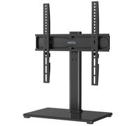 BONTEC Universal Swivel TV Stand for 24-60 Inch, Height Adjustable, 45 kg