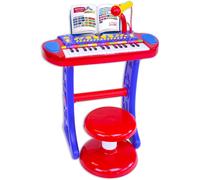 Bontempi 13 3240 Electronic Organ with Legs, Stool and Microphone, Multi-Color