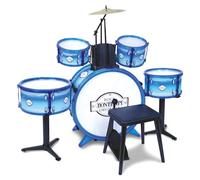 Bontempi 4831 - Rock Drummer Drum Kit 5 °Fûts 514831, White/Blue - 20