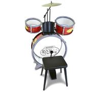 Bontempi 51 4504 Drum Set with Stool (4-Piece)