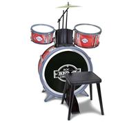 Bontempi - BeatMaster: Bontempi-514506 Children's Drum with Realistic Sounds and Fun, 500 x 500 x 680 mm, Red and Black