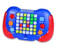 BONTEMPI - Console with 5 Games with Lights and Sounds for Brain Challenge and Memory, Power Batteries Included 142 x 92 x 40 mm