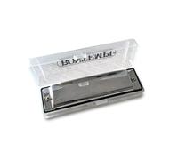 Bontempi | Metal Harmonica with Metal Voices, Hard Case, 10 Notes, 11 x 3.2 x 2.5 cm