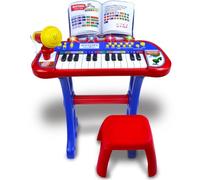 Bontempi MiniKeyFun: Keyboard 24 Keys Toy with Microphone and Stool for Small Musicians 400 x 400 x 570 mm