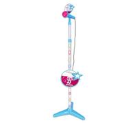 Bontempi MP3Stage Mic Stage Microphone with MP3 Connection for Versatile Performance, Flower Blue, 200 x 200 x 1000 mm