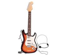 Bontempi | Rock On - Rock Guitar Wireless Electronic with Microphone, Shoulder Strap and Pre-Recorded Songs , 67 cm